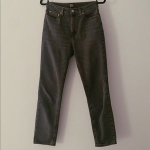 BDG High Rise Girlfriend Black/Gray Jeans